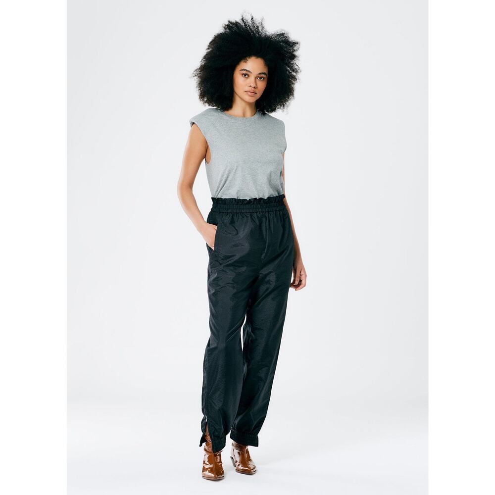 Tibi Black Wide Leg Pants